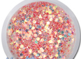 polvere glitter nuova pink